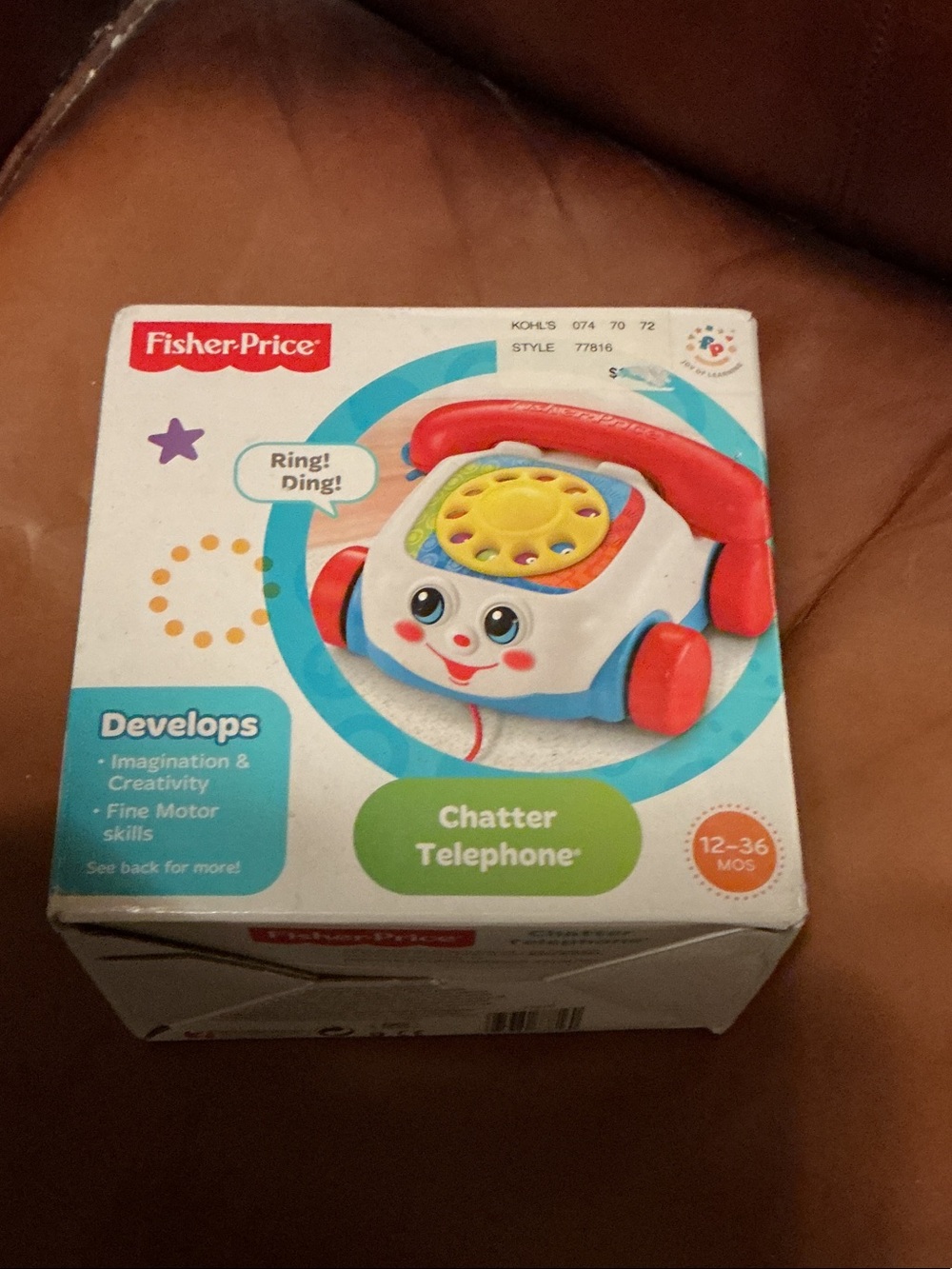 Fisher-Price Chatter Telephone - Red, White, Blue, Yellow